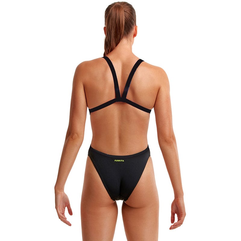 Funkita - Still Black - Ladies Eco Brace Free One Piece