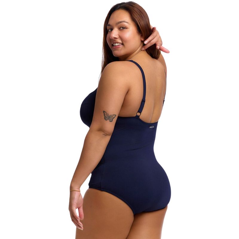 Funkita - Still Navy - Ladies Ruched One Piece