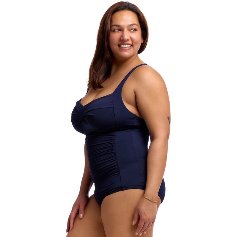 Funkita - Still Navy - Ladies Ruched One Piece