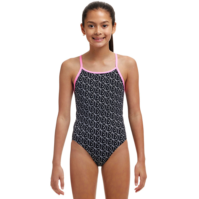 Funkita - Summer Fish - Girls Eco Diamond Back One Piece