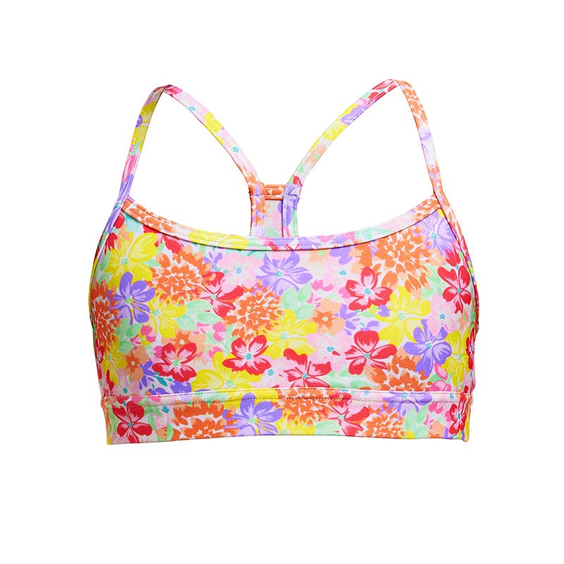 Funkita - Summer Garden - Girls Eco Swim Crop Top