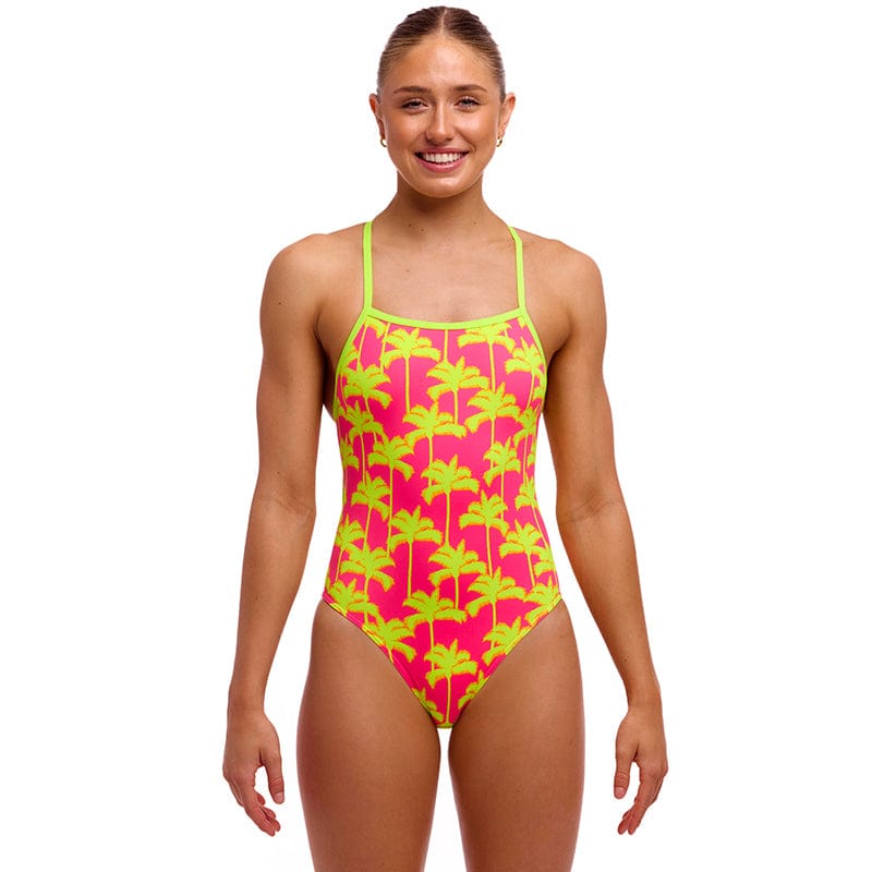 Funkita - Sweet Coconuts - Ladies Eco Tie Me Tight One Piece