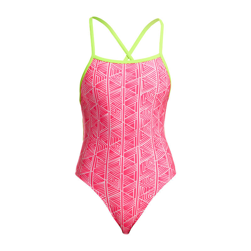 Funkita - Sweet Stack - Ladies Eco Tie Me Tight One Piece