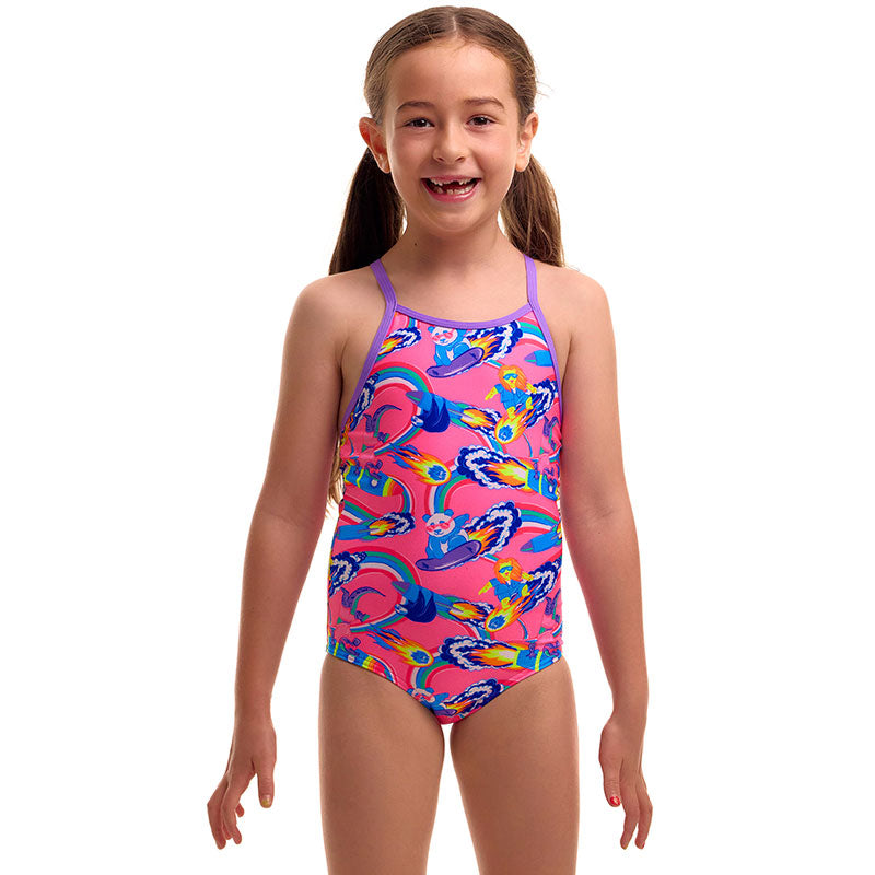 Funkita - Sweet Surfers - Toddler Girls Eco Printed One Piece