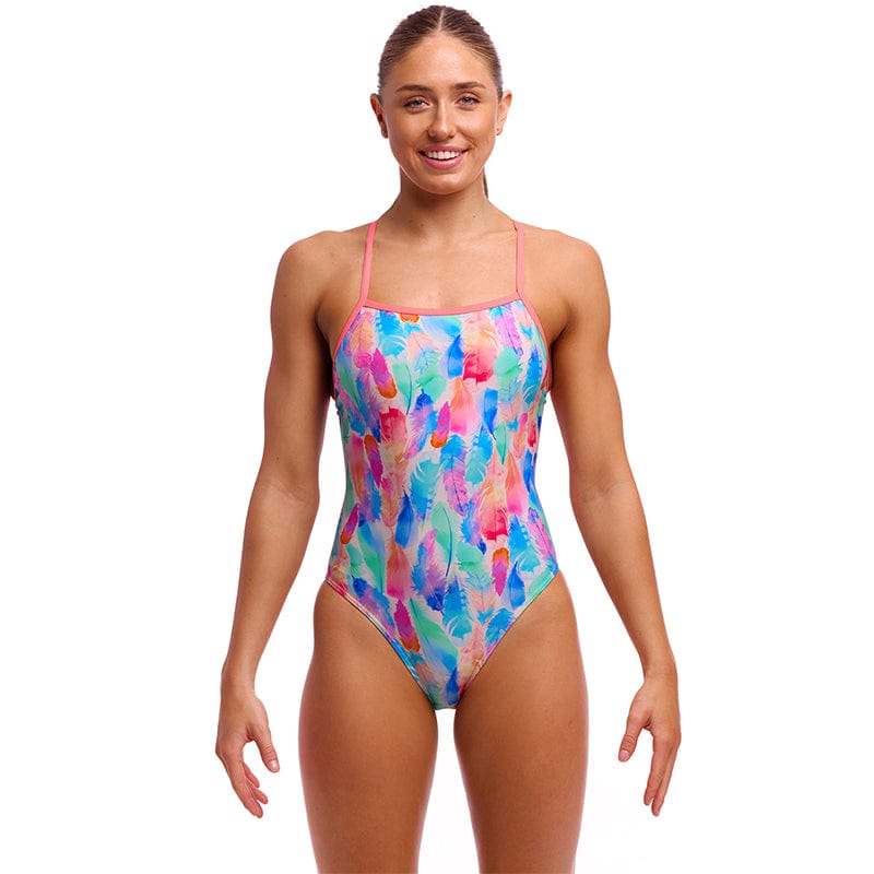 Funkita - Tickle Pink - Ladies Eco Tie Me Tight One Piece