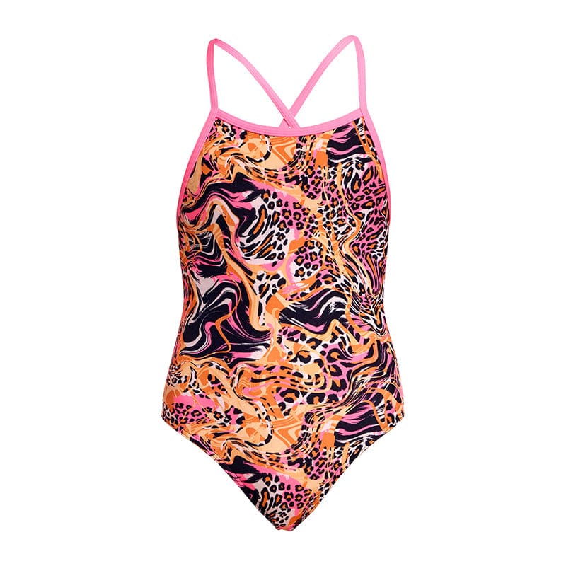 Funkita - Tipsy Tiger - Girls Eco Tie Me Tight One Piece