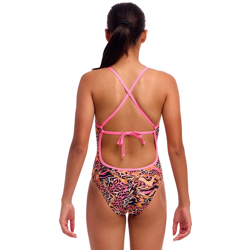 Funkita - Tipsy Tiger - Girls Eco Tie Me Tight One Piece