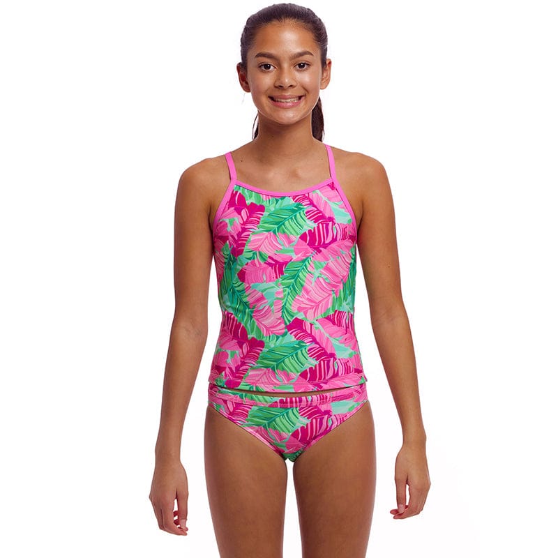 Funkita - Tropic Palm - Girls Eco Swim Steady Tankini & Brief