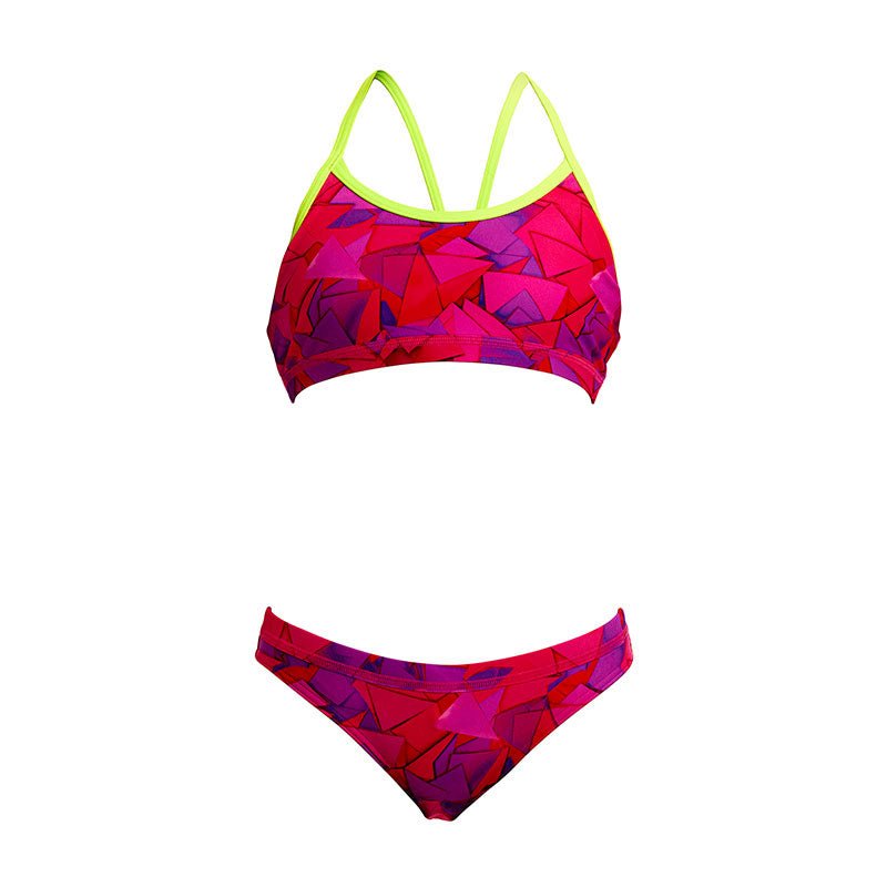 Funkita - Try Pink - Girls Eco Racerback Two Piece