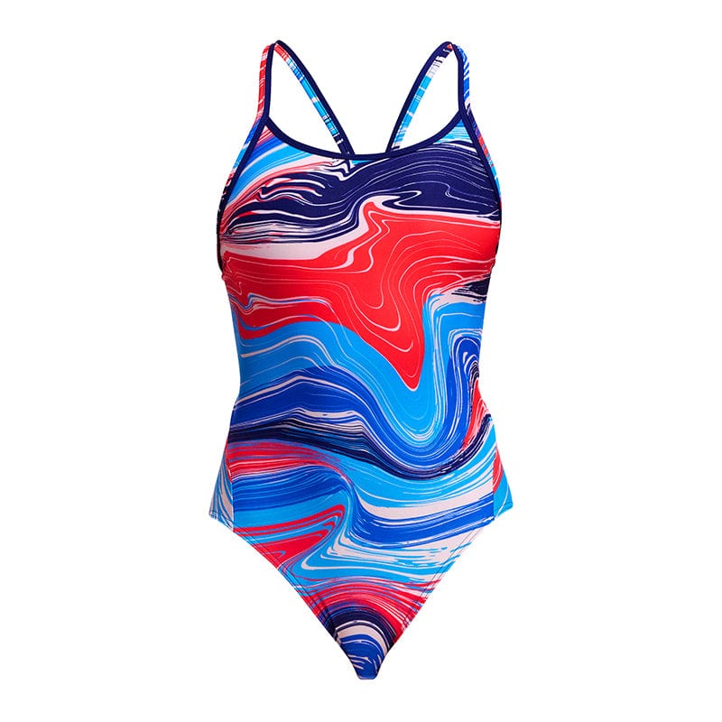 Funkita - Wave Craze - Ladies Eco Diamond Back One Piece
