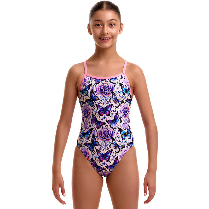 Funkita - Wings To Fly - Girls Eco Single Strap One Piece