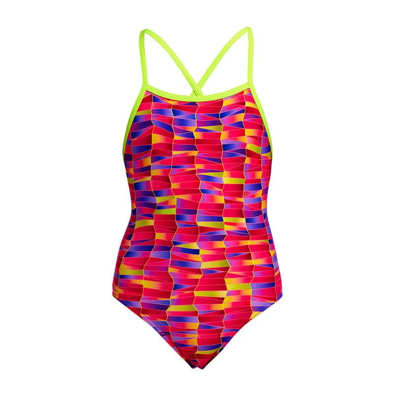 Funkita - Wriggle Walls - Girls Eco Tie Me Tight One Piece