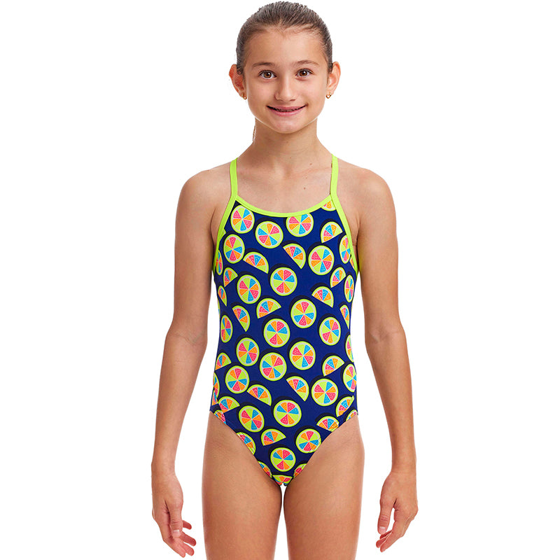Funkita - You Lemon - Girls Eco Diamond Back One Piece