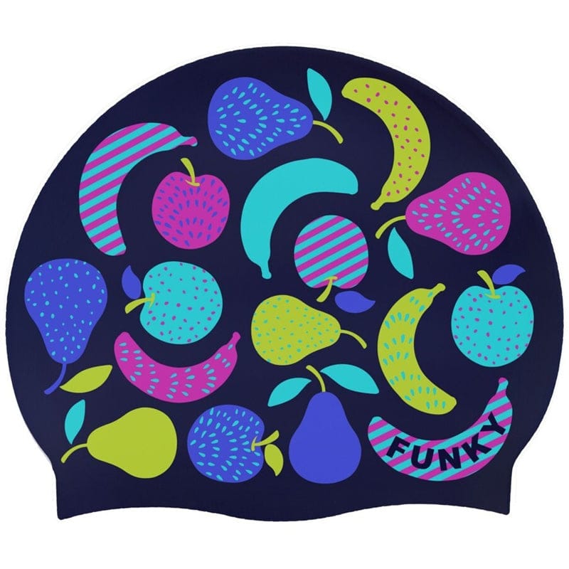 Funky - Fruit Salad - Silicone Swimming Cap