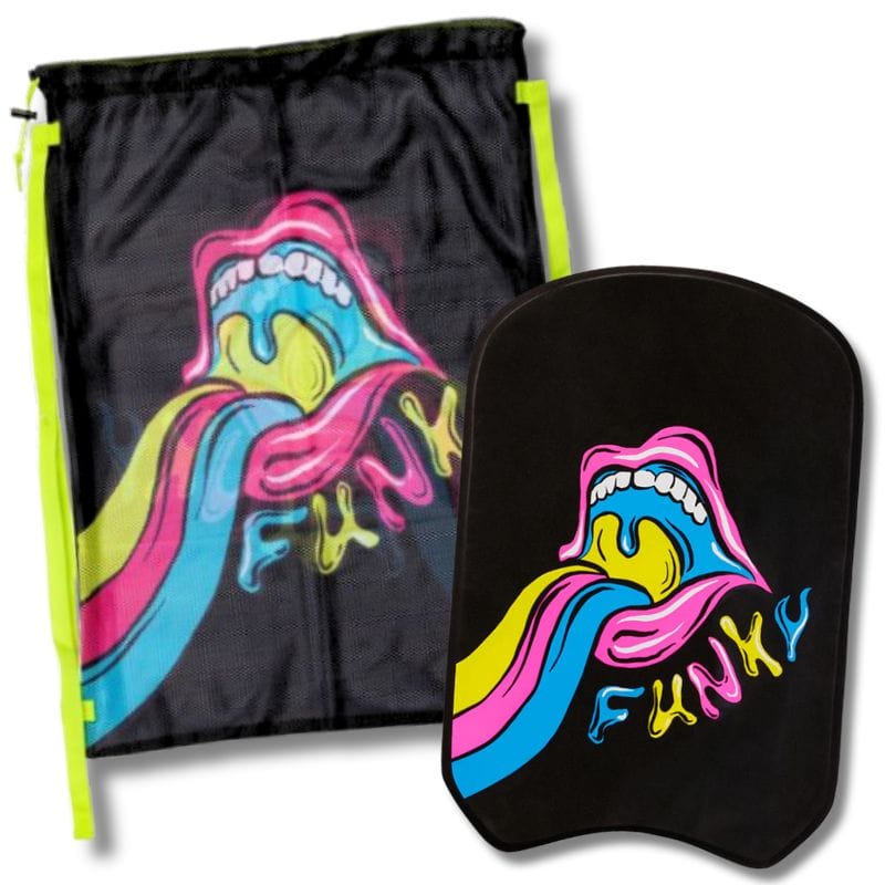 Funky - Slurpee Mesh Gear Bag & Training Kickboard