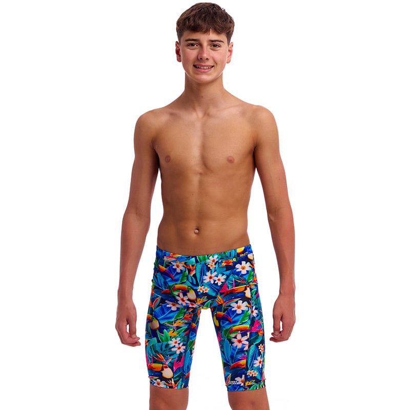 Funky Trunks - Birdie Wordie - Boys Eco Training Jammers