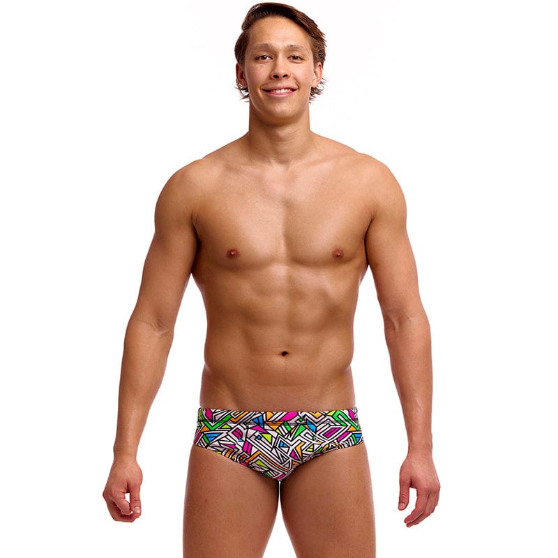 Funky Trunks - Bitsy Boss - Mens Eco Seamed Briefs