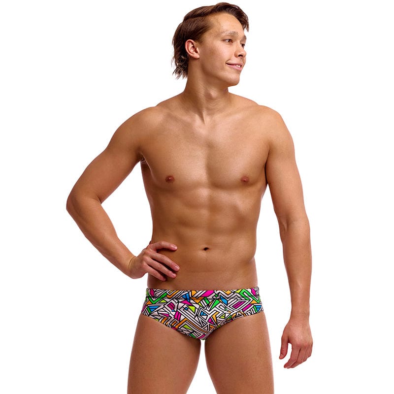 Funky Trunks - Bitsy Boss - Mens Eco Seamed Briefs