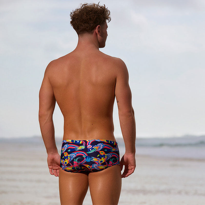 Funky Trunks - Blast Buddies - Mens Eco Sidewinder Trunks