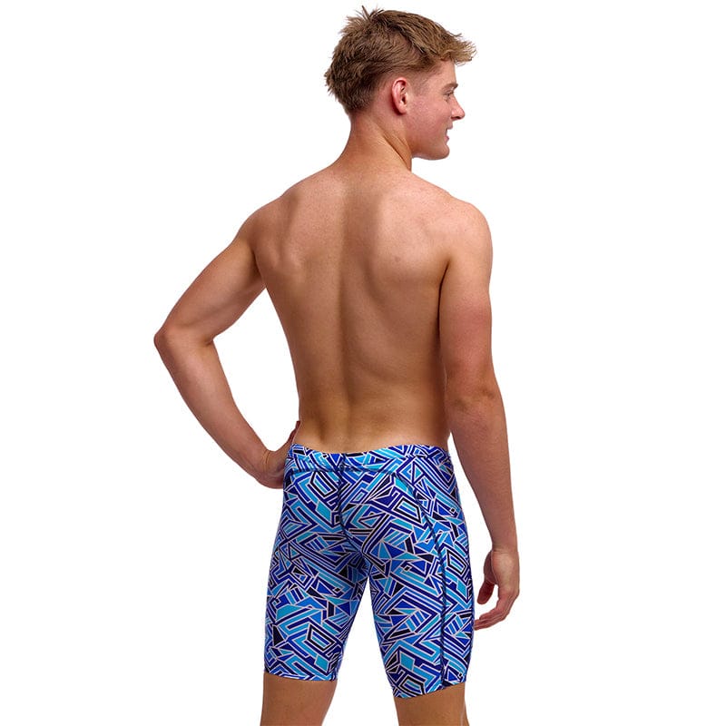 Funky Trunks - Blue Bits - Boys Eco Training Jammers