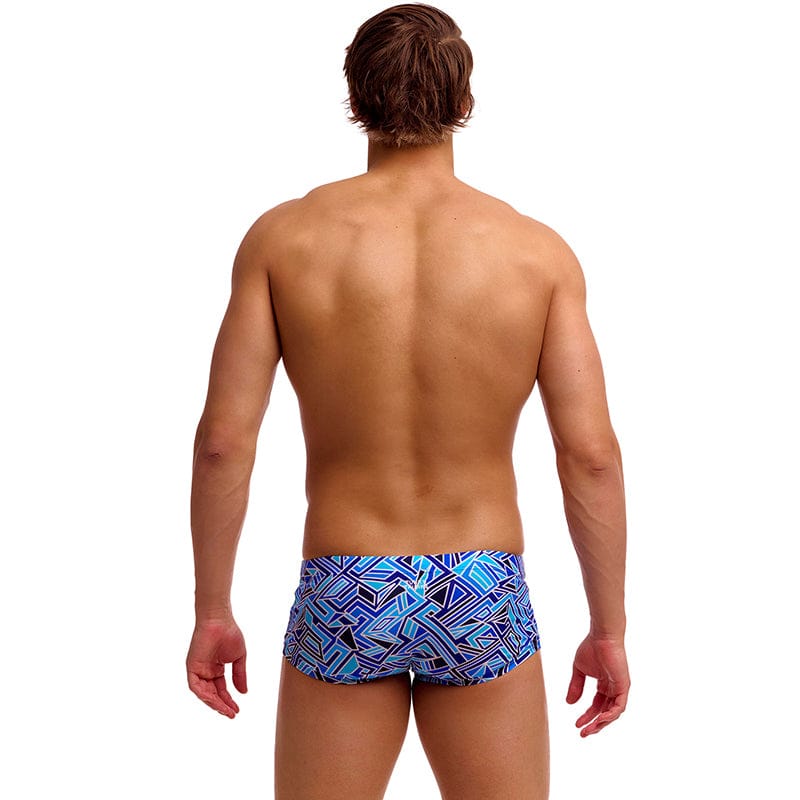 Funky Trunks - Blue Bits - Mens Eco Classic Trunks