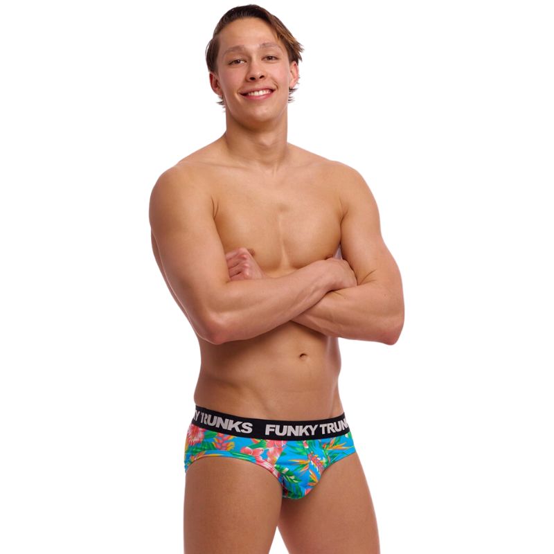 Funky Trunks - Blue Hawaii - Mens Underwear Briefs