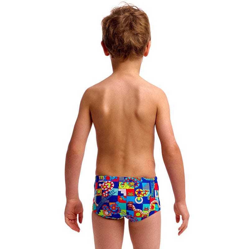Funky Trunks - Bored Games - Toddler Boys Eco Printed Trunks
