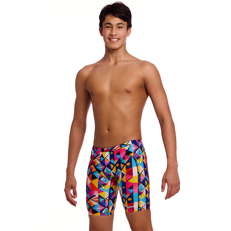 Funky Trunks - Broken Blox - Boys Eco Training Jammers