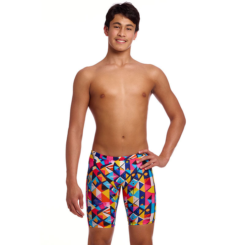 Funky Trunks - Broken Blox - Boys Eco Training Jammers