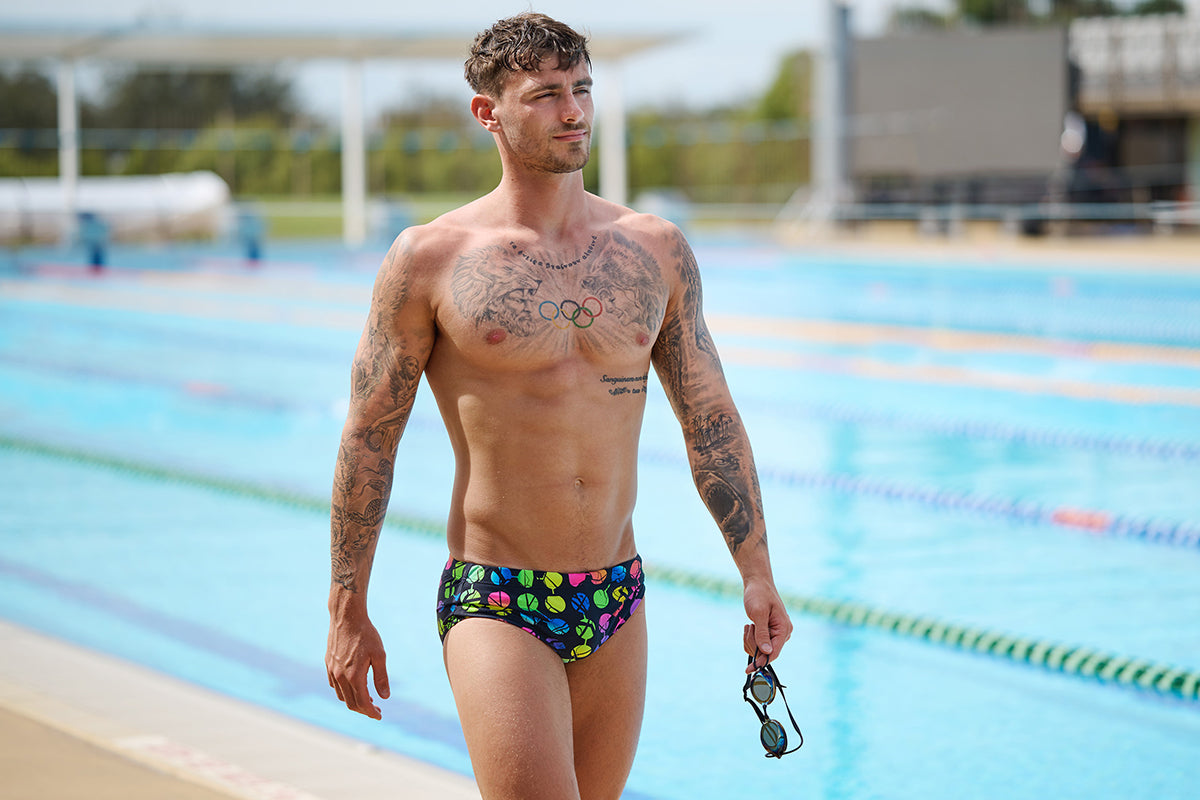 Funky Trunks - Broken Circle - Mens Sidewinder Trunks