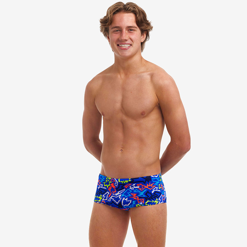 Funky Trunks - Broken Hearts - Boys Eco Sidewinder Trunks