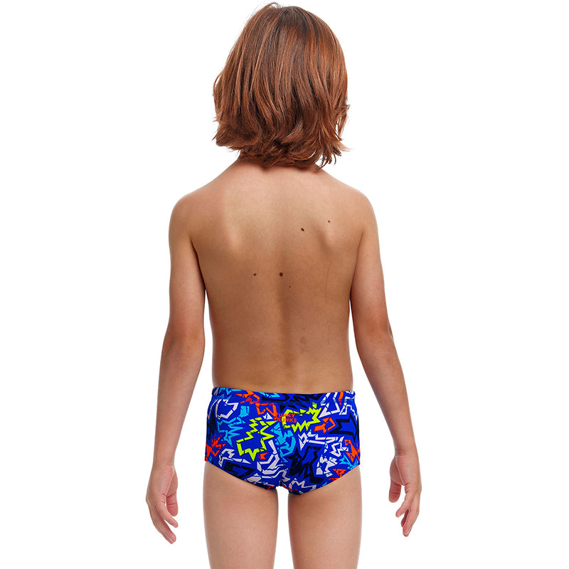 Funky Trunks - Broken Hearts - Toddler Boys Eco Printed Trunks