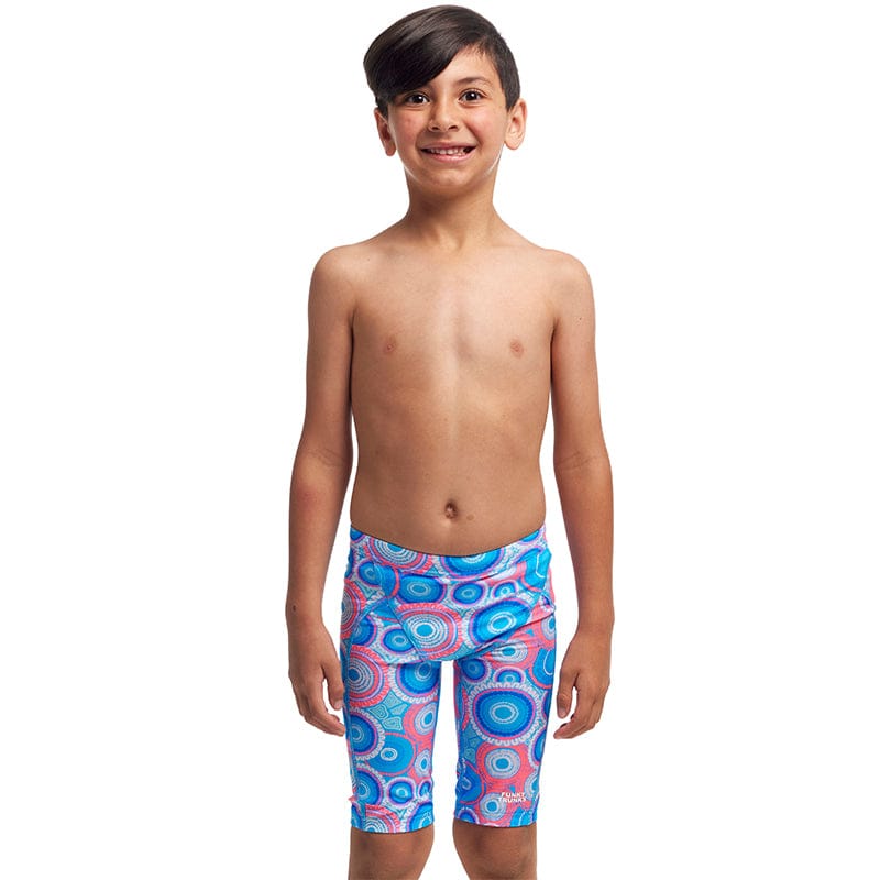 Funky Trunks - Bundjalung Blue - Toddler Boys Eco Miniman Jammers