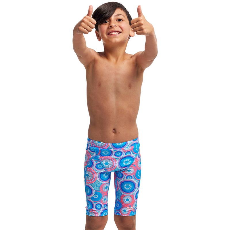 Funky Trunks - Bundjalung Blue - Toddler Boys Eco Miniman Jammers