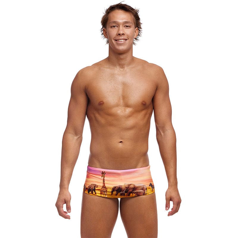 Funky Trunks - Circle Of Life - Mens Eco Sidewinder Trunks