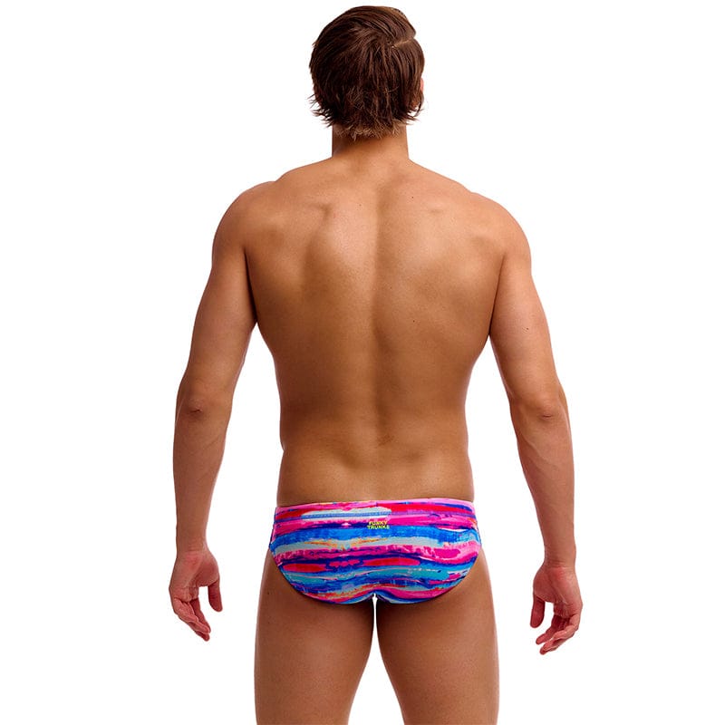 Funky Trunks - Colour Cutaway - Mens Eco Classic Briefs