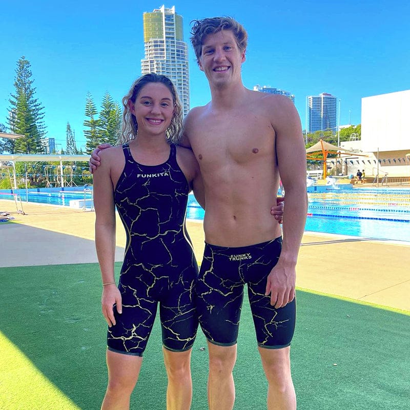 Funky Trunks - Cracked Gold - Mens Apex Predator X Jammers