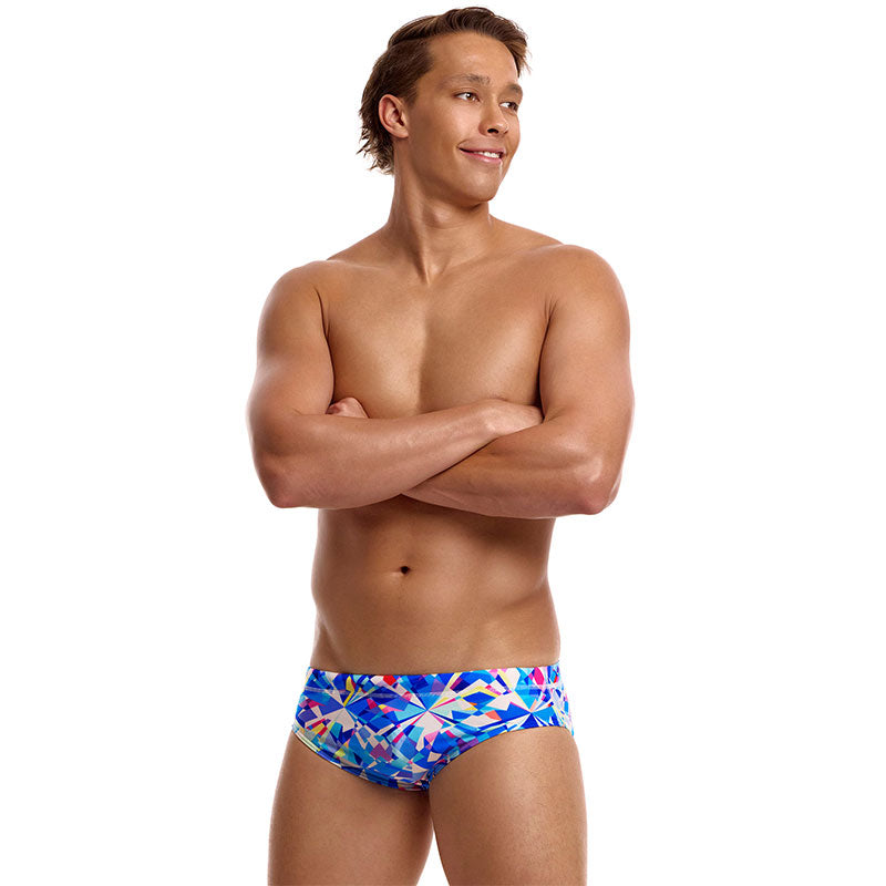 Funky Trunks - Crystal Mess - Mens Eco Classic Briefs