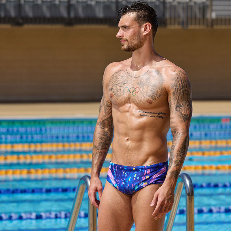Funky Trunks - Cyber City - Mens Eco Sidewinder Trunks