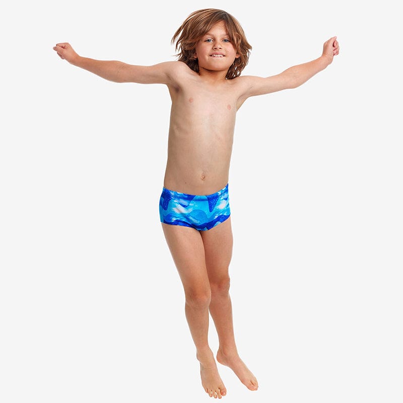 Funky Trunks - Dive In - Toddler Boys Eco Printed Trunks