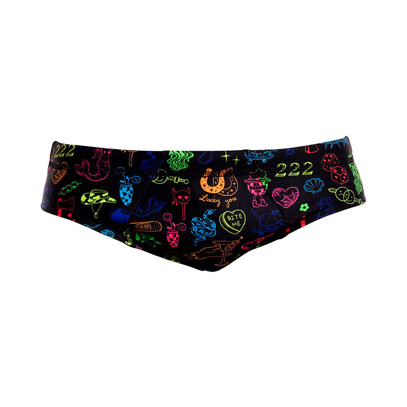 Funky Trunks - Doodles - Mens Eco Seamed Briefs