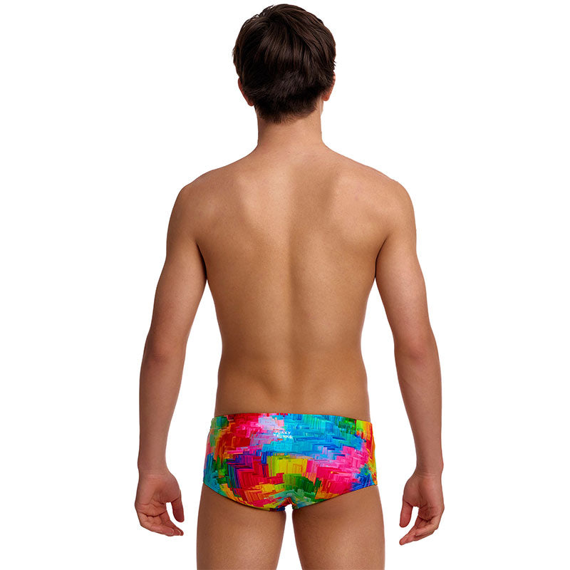 Funky Trunks - Falling Colours - Boys Eco Sidewinder Trunks