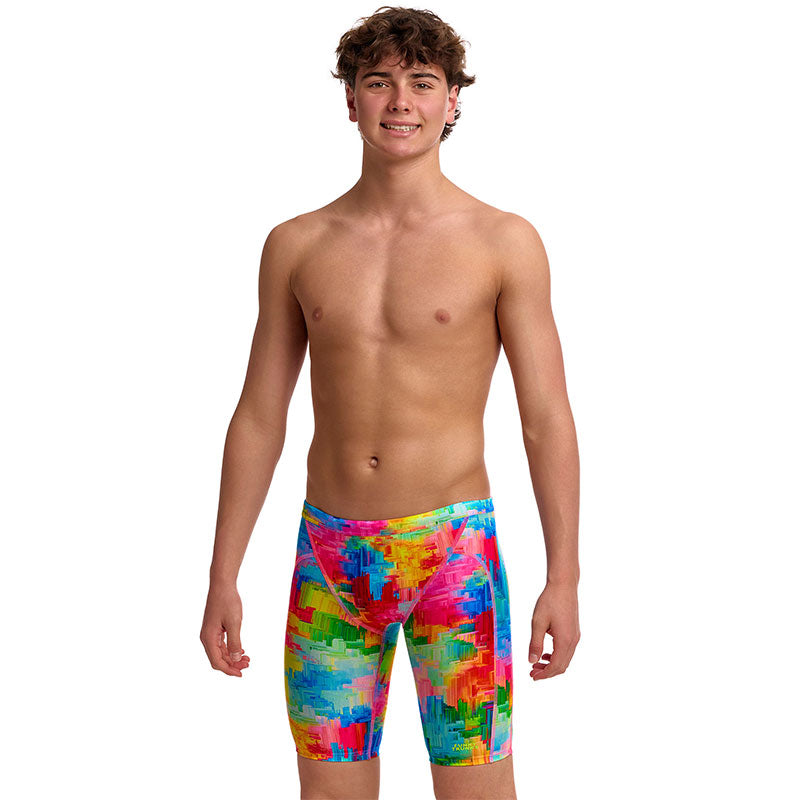 Funky Trunks - Falling Colours - Boys Eco Training Jammers