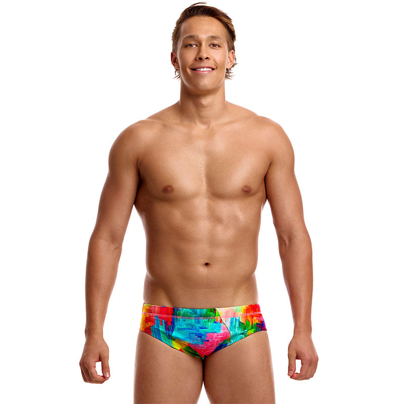 Funky Trunks - Falling Colours - Mens Eco Seamed Briefs