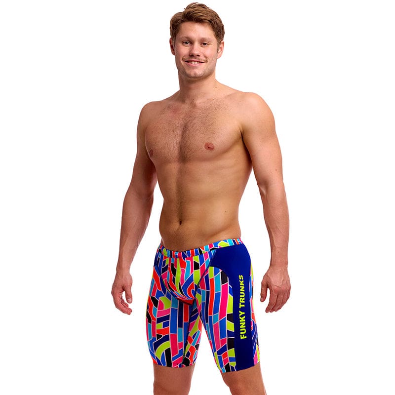 Funky Trunks - Fault Lines - Mens Eco Training Jammers