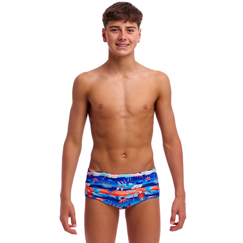Funky Trunks - Forever Fossil - Boys Eco Sidewinder Trunks