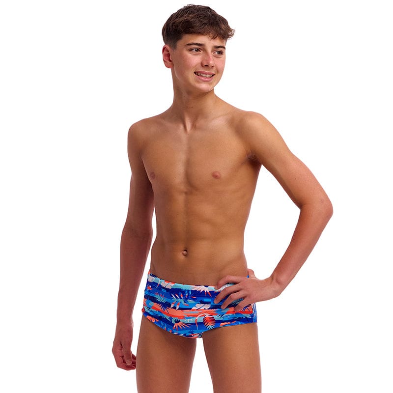 Funky Trunks - Forever Fossil - Boys Eco Sidewinder Trunks