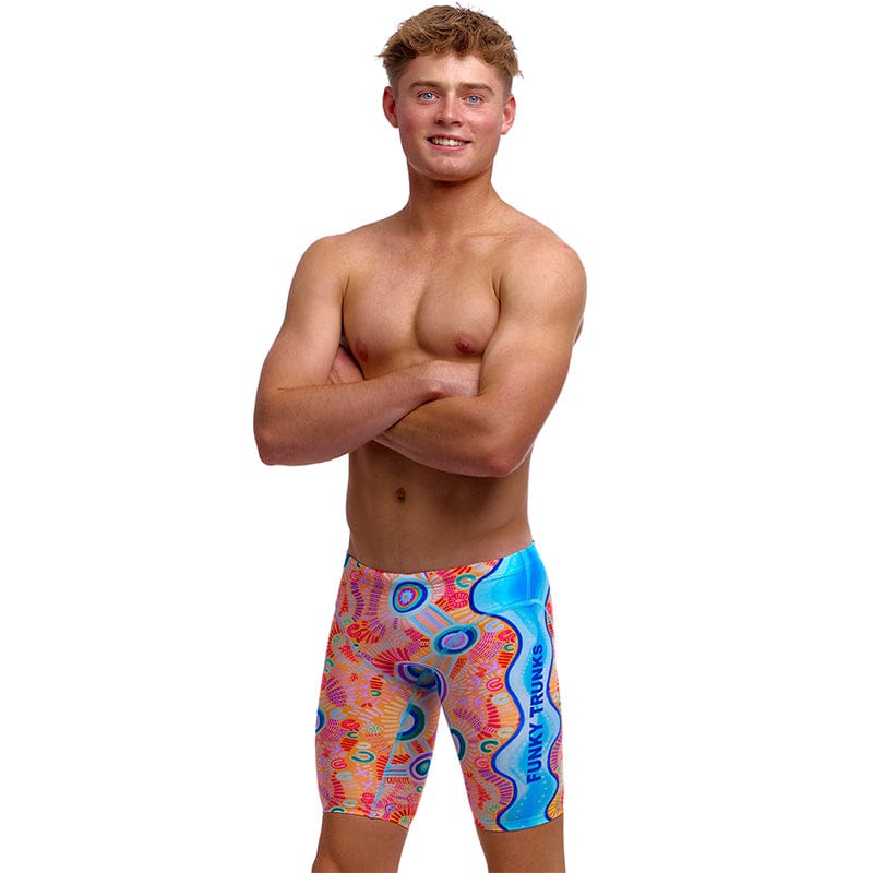 Funky Trunks - Kulin Colour - Boys Eco Fast Training Jammers