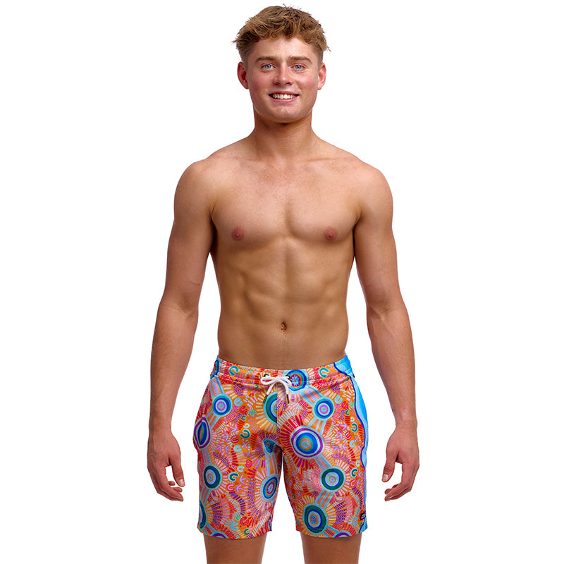 Funky Trunks - Kulin Colour - Boys Long Johnny Shorts