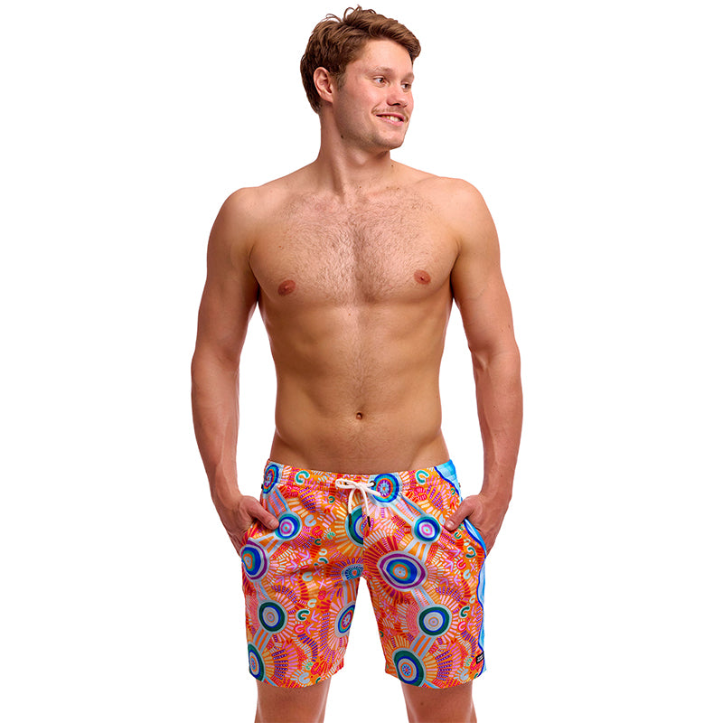 Funky Trunks - Kulin Colour - Mens Long Johnny Shorts